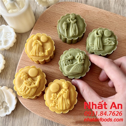 Khuôn trung thu 6 mặt Cổ Tích 50gr