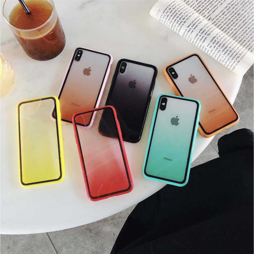 Ốp lưng iphone - ốp iphone Ombre Mica đổi màu  5/5s/6/6plus/6s/6splus/7/7plus/8/8plus/x/xs/11/12/pro/max/plus/promax