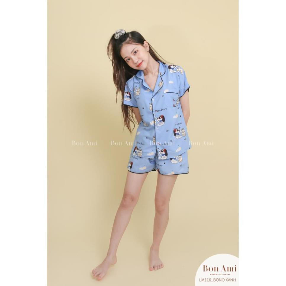 Bộ PIJAMA Bon Ami 100% Việt Nam thoáng mát không nhăn  ཾ ྇ ྇ 😍 ༴