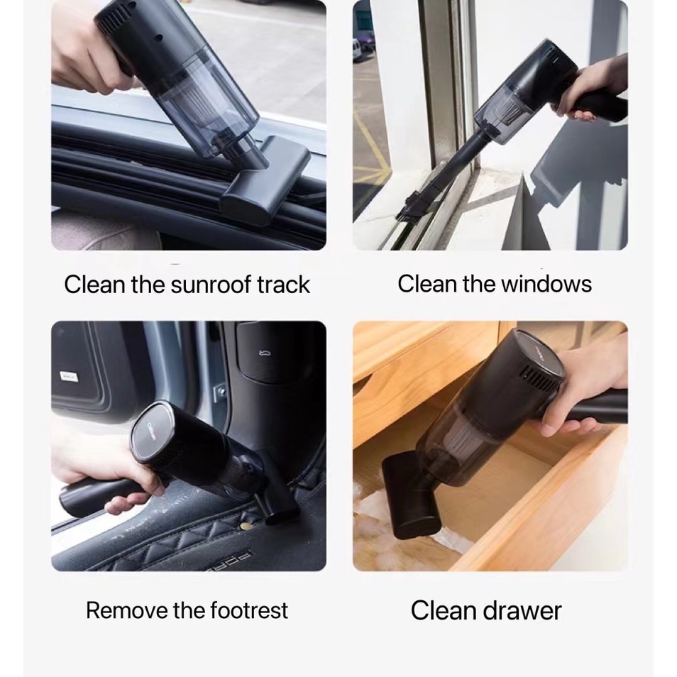 Máy Hút Bụi Mini Di Động Hộ Gia Đình Chi Bụi Sofa Có Dây Máy Hút Bụi Không Dây Xe Hơi Gia Đình