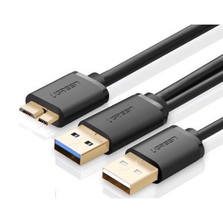 Cáp USB 3.0 sang Micro USB 1M hỗ trợ cổng USB nguồn UGREEN 10382