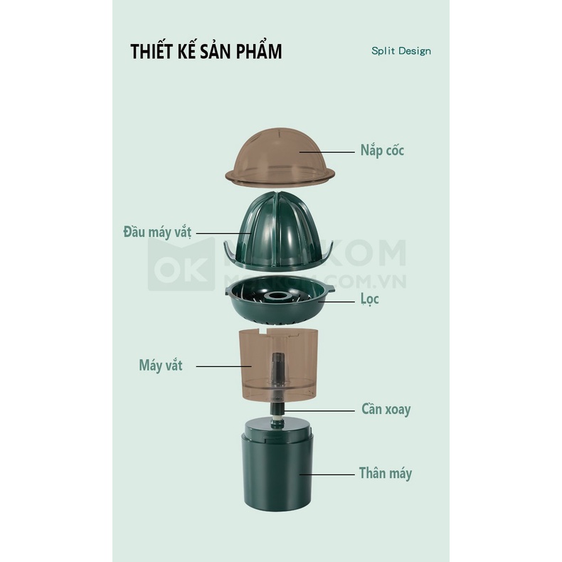 Máy Vắt Cam Mokkom Bảo Hành 12 Tháng