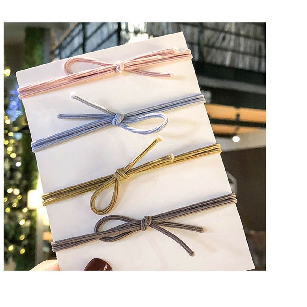 Dây buộc tóc màu kẹo thời trang cao cấp cho nữ