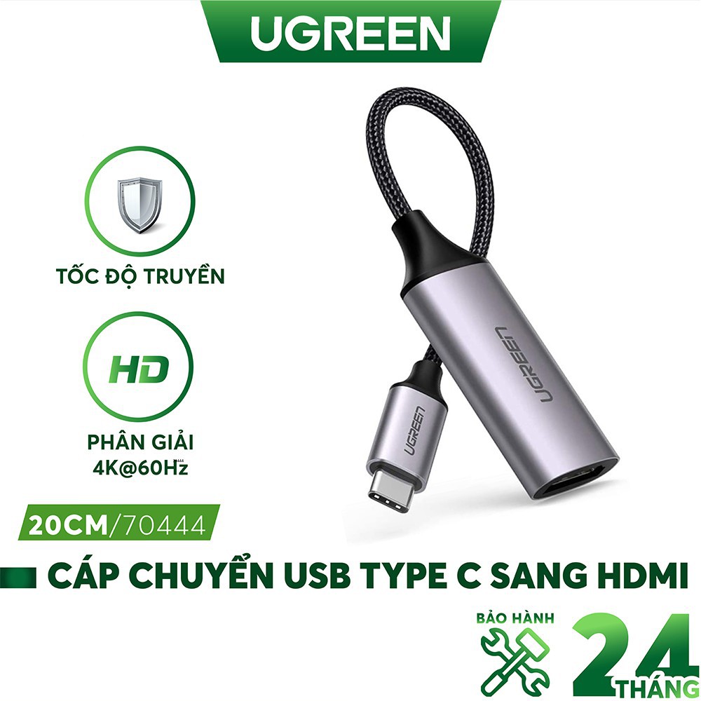 Mua ngay Cáp chuyển USB TYPE C sang HDMI UGREEN 70444 [Giảm giá 5%]