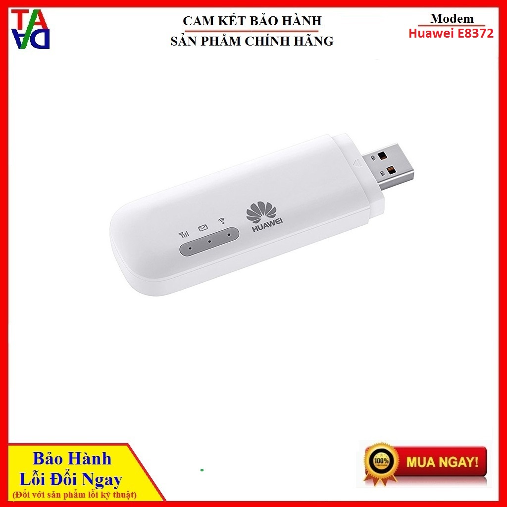 USB 4G Phát Wifi Huawei E8372 150Mbps | Bảo Hành 12 Tháng