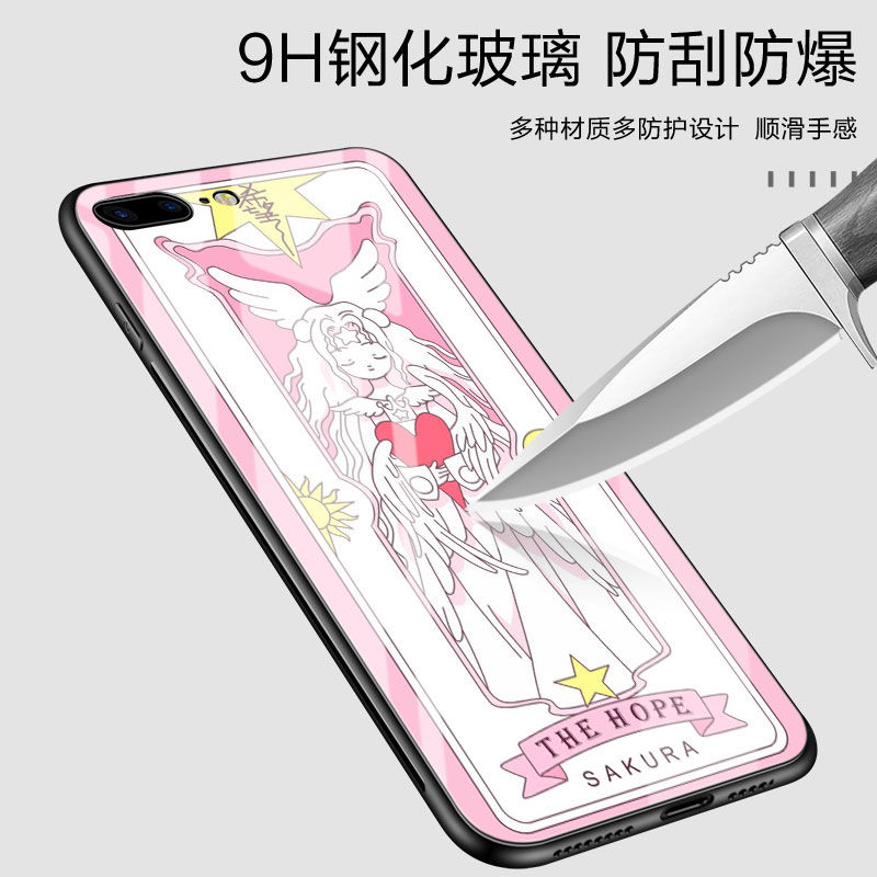 Ốp Lưng Họa Tiết Thủ Lĩnh Thẻ Bài Sakura Cho Huawei Glory8 / 9 / 10glass Youth Version Magic Card Girl9Isakura