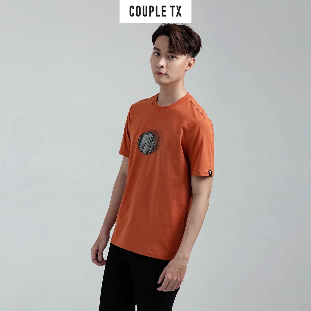 Áo Thun Nam Couple TX Regular In Logo FF MTS 1182