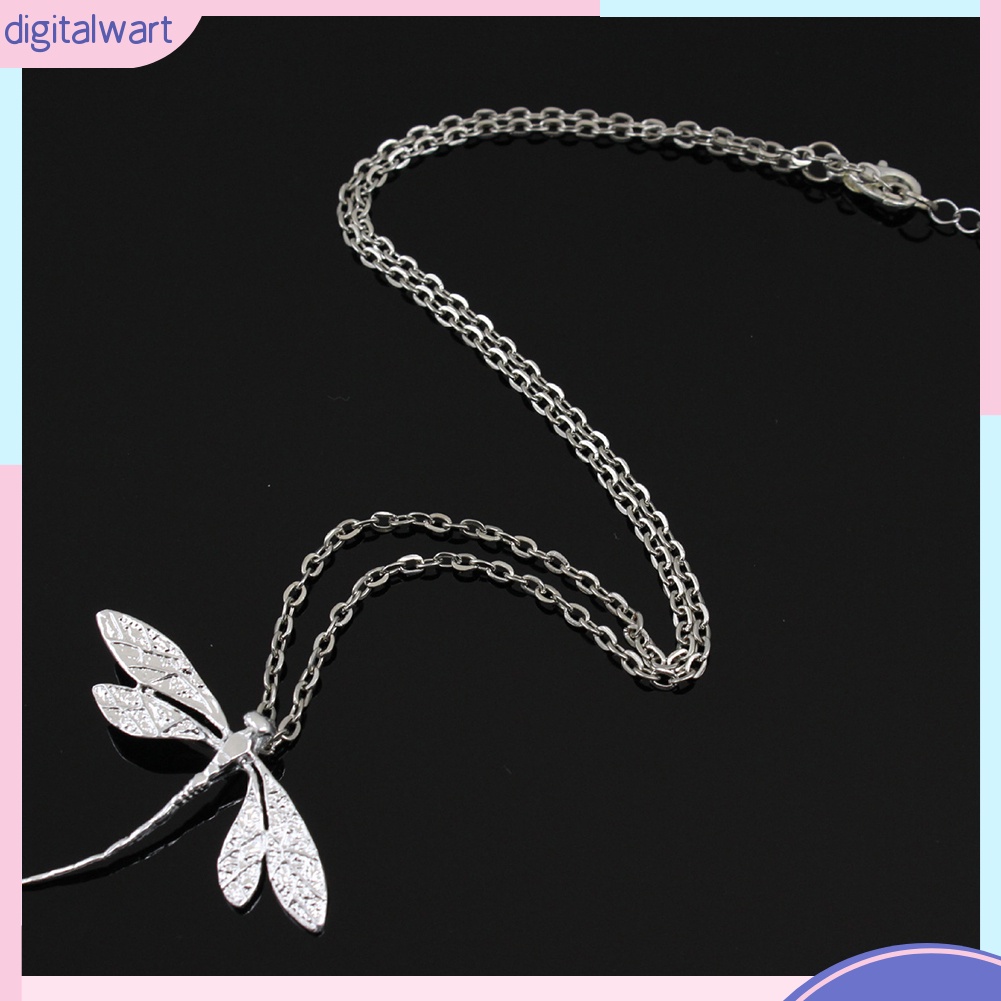 Dây Chuyền Hợp Kim Mặt Hình Chuồn Chuồn Dễ Thương Cá Tính Dành Cho Nữ