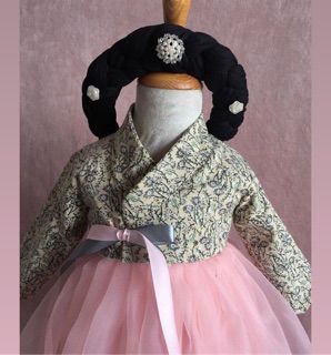 BỜM,MẤN HANBOK BÉ GÁI(chỉ bán kèm hanbok)