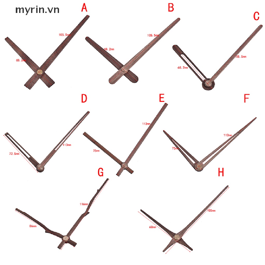 Phụ Kiện Kim Thay Thế Cho Đồng Hồ Treo Tường 12 inch