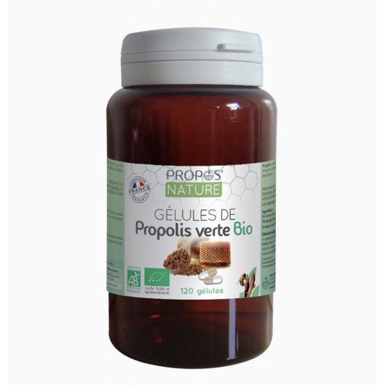 Hộp viên keo ong xanh Propolis Verte Bio 120v