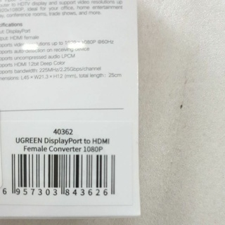Cáp Displayport to HDMI Ugreen