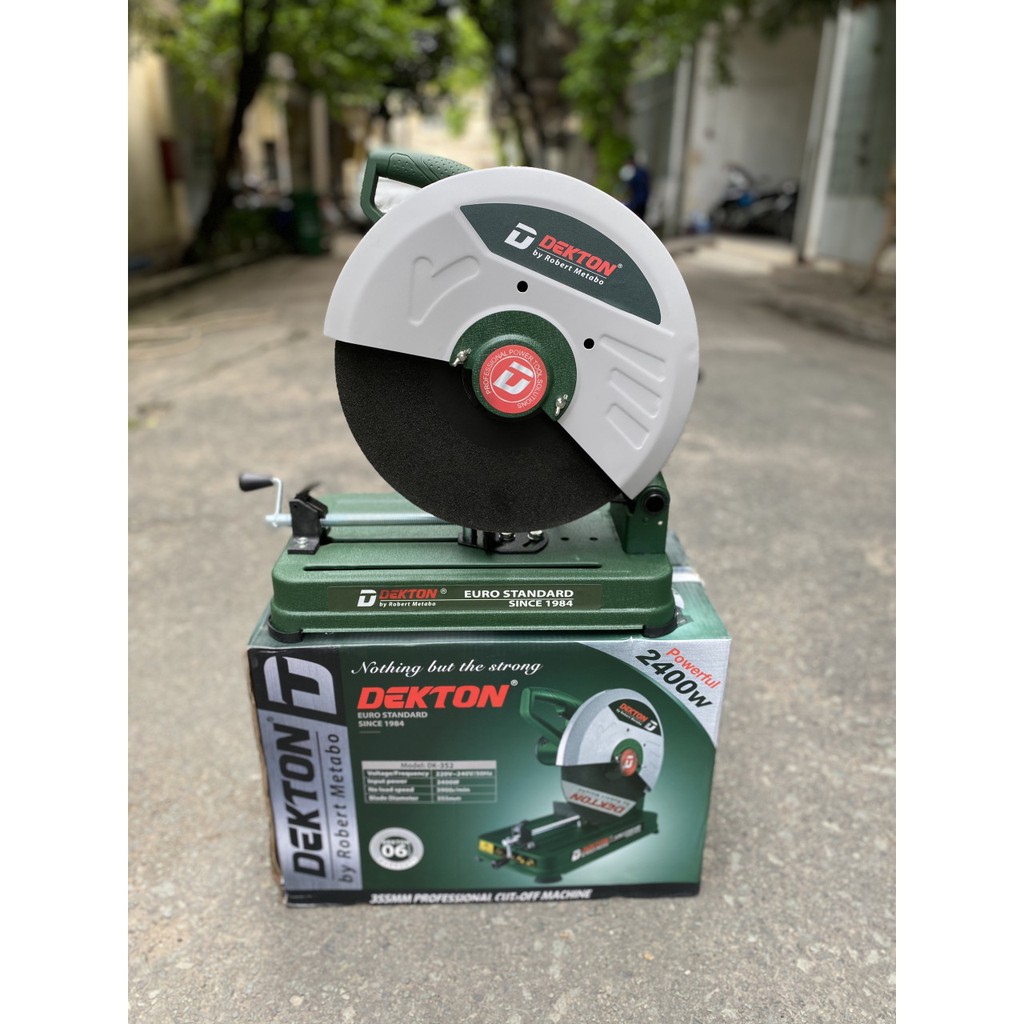 Máy Cắt Sắt 355MM DEKTON 2400-Công Xuất 2400w-Máy Kèm Lưỡi 355mm- BẢO HÀNH 12 THÁNG