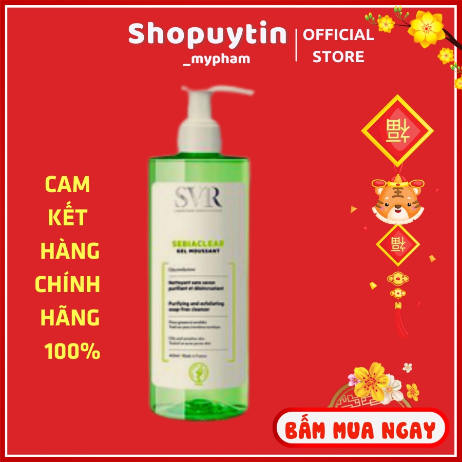 Sữa Rửa Mặt SVR Gel Moussant Cho Da Dầu Mụn & Da Nhạy Cảm