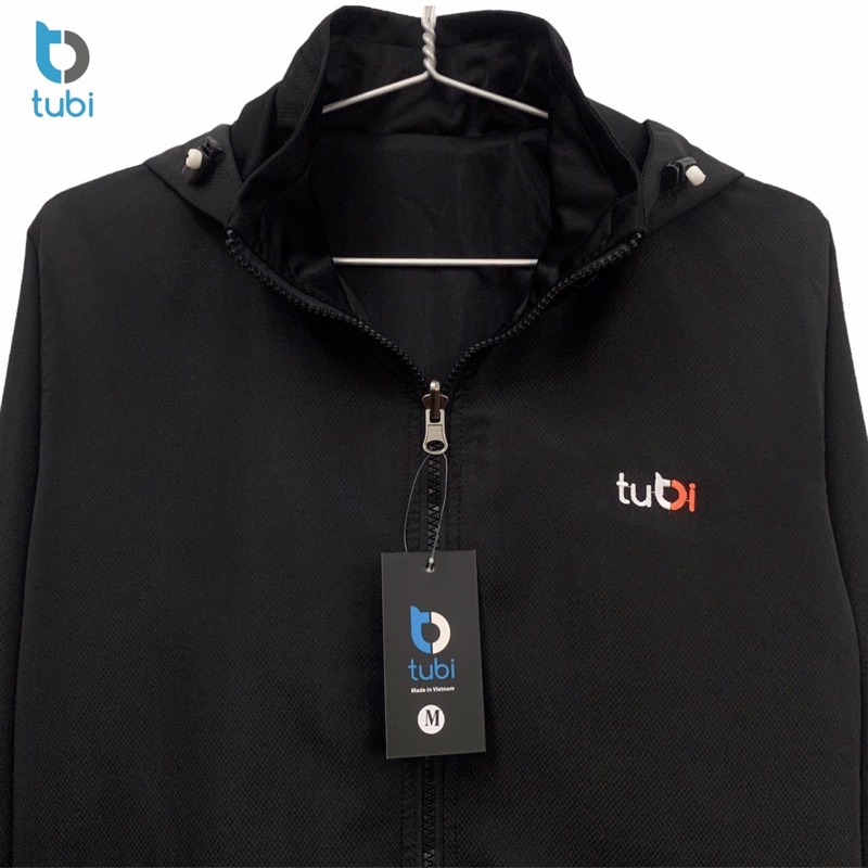 Áo khoác Tubi Nón Rời nhiều màu chất liệu vải Micro.