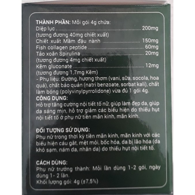 [Chính Hãng] Tảo Diệp Lục Collagen US | Thế Giới Skin Care