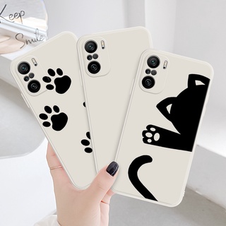 Ốp Điện Thoại Mềm Hình Mèo Đen Cho Xiaomi Redmi 10 8 8a Pro 9 9A 9C NFC 9T Note 10 Pro Max 11 7 8 9 10 10s