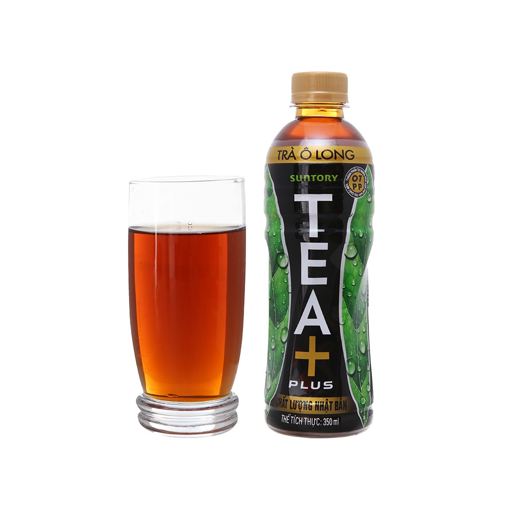 THÙNG 24 CHAI TRÀ Ô LONG TEA PLUS CHAI 350ML - 455ML