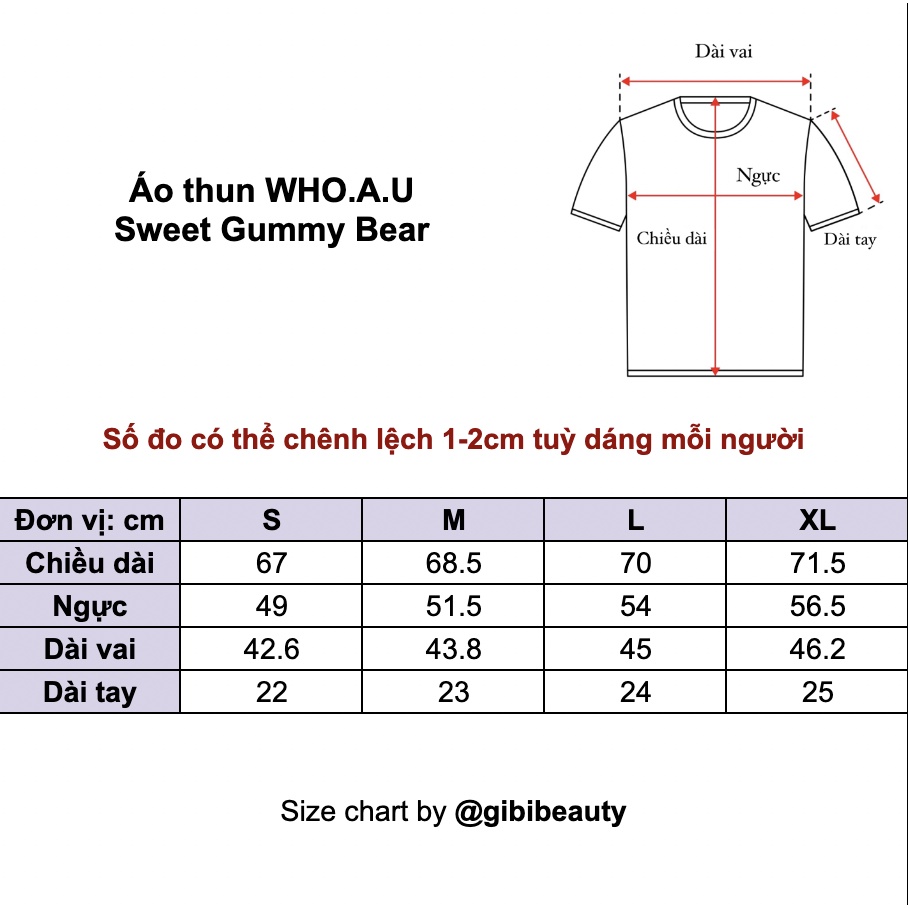 Áo thun WHO.A.U gom sale 70%