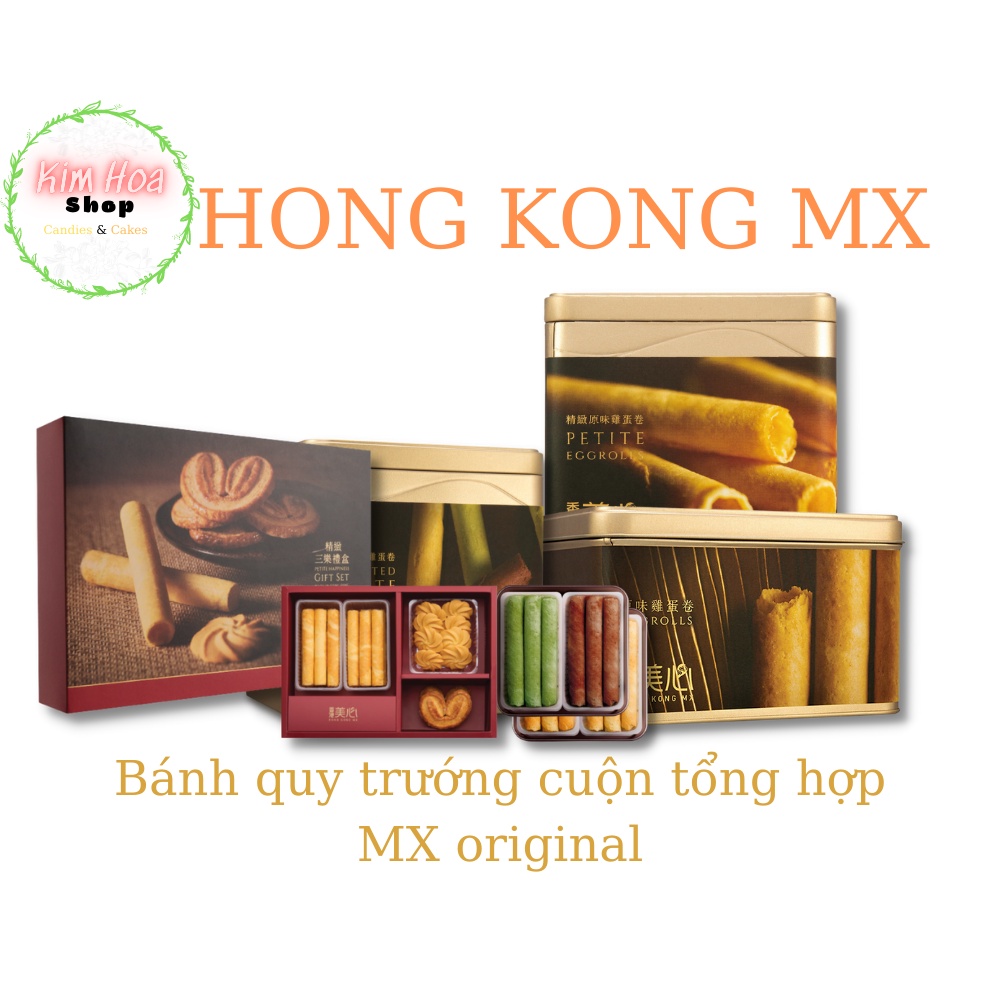 Bánh Trứng cuộn tổng hợp HONG KONG MX ORIGINAL siêu sang chảnh
