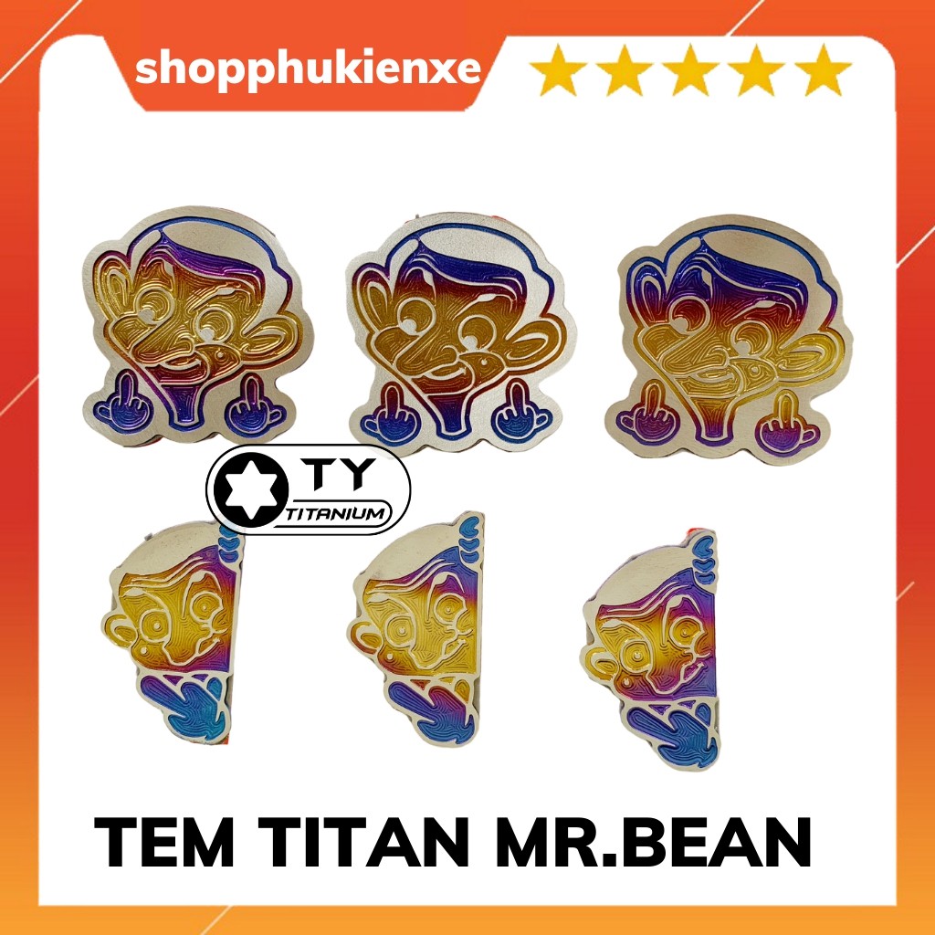 Tem titan hài hước có sẵn keo 3M siêu chắc chắn
