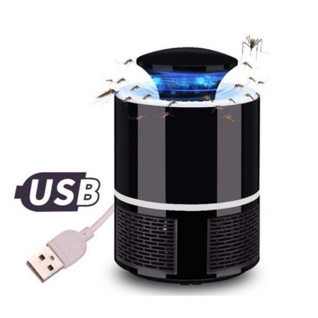 Đèn bắt muỗi usb hình trụ kiểu dáng hiện đại | Đèn bắt côn trùng