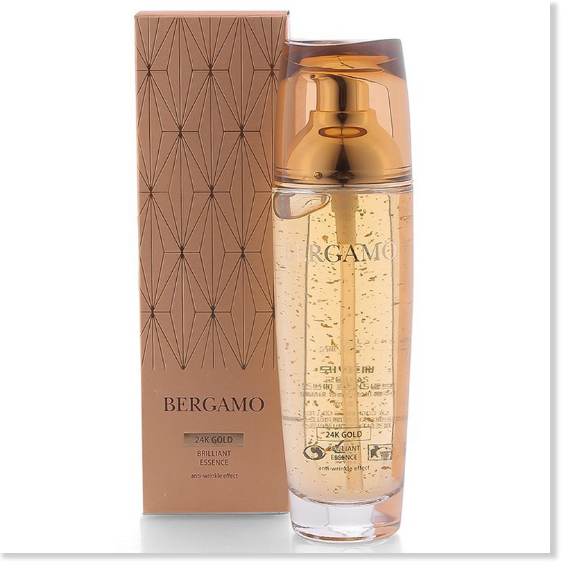 [Mã giảm giá] Tinh chất dưỡng da chống lão hoá Bergamo 24k Gold Brilliant Essence 110ml