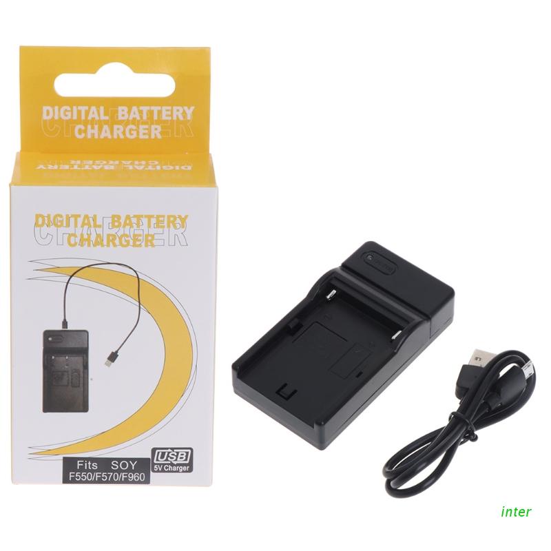 Bộ Sạc Pin Usb Cho Máy Ảnh Sony Np-F550 F570 F770 F960 F970 Fm50 F330 F930
