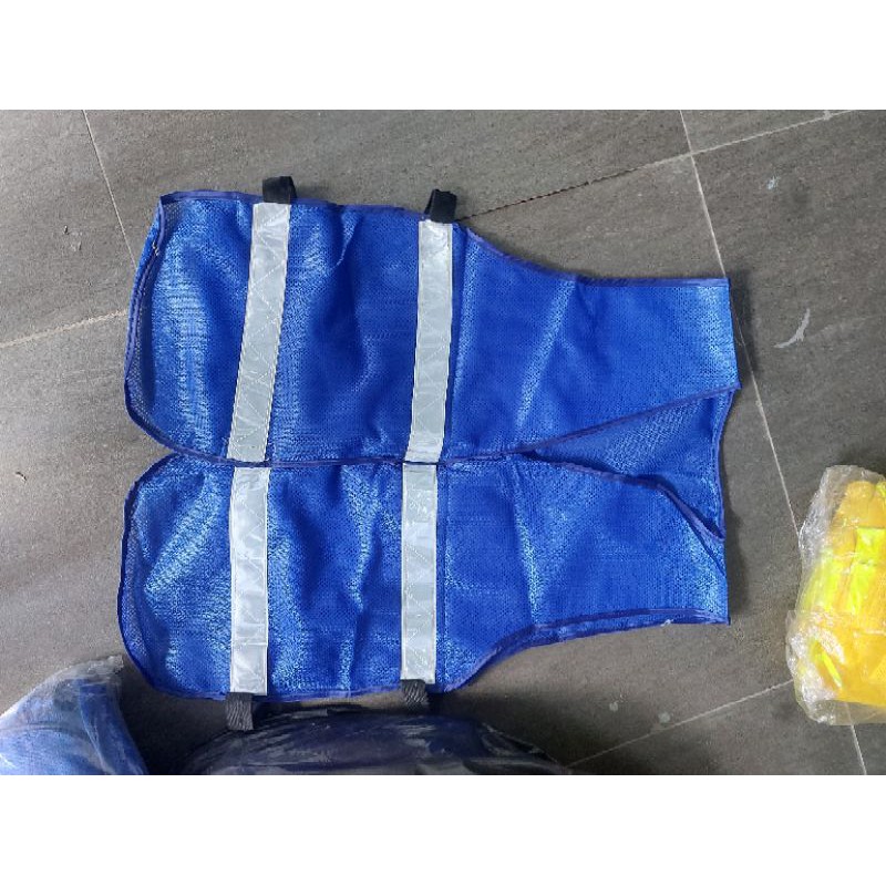 Áo phản quang xanh dương