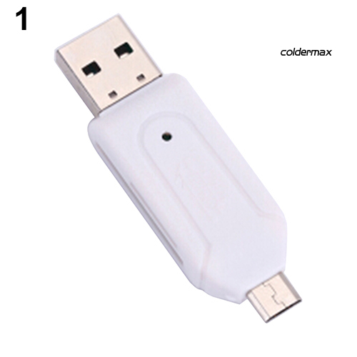 Đầu Đọc Thẻ Nhớ Usb Otg Đa Năng 2 Trong 1