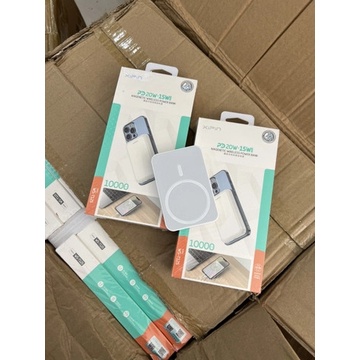 Pin sạc dự phòng không dây T125 màu trắng 10.000mAh sạc nhanh QC PD 15w - 20w chính hãng [BH 6 tháng]