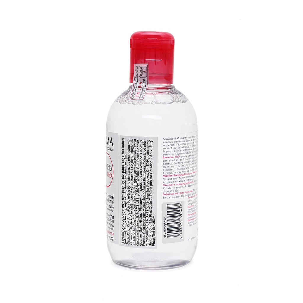 Nước Tẩy Trang H2O Dành Cho Da Nhạy Cảm Sensibio BIODERMA 250ml