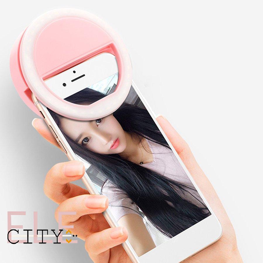 ✨ELE✨ LED Selfie Ring Light Supplementary Lighting Night Darkness Selfie Enhancing Fill Light For Phones Beauty Light