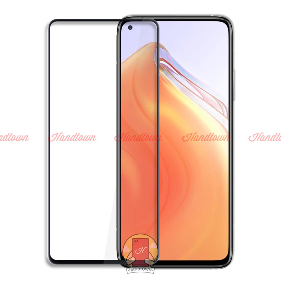 Cường Lực Full Màn Đen Full Keo Dành cho Xiaomi Redmi K30S Không Chấm Li Ti Chống Trầy Xước Va Đập Độ Trong Suốt Cao