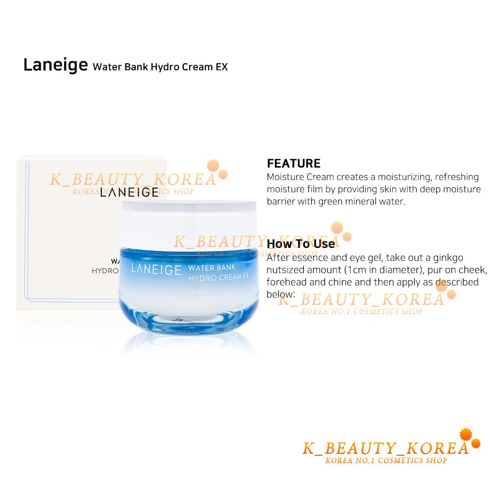 LANEIGE (Hàng Mới Về) Kem Dưỡng Ẩm Hydro Ex 50ml | BigBuy360 - bigbuy360.vn