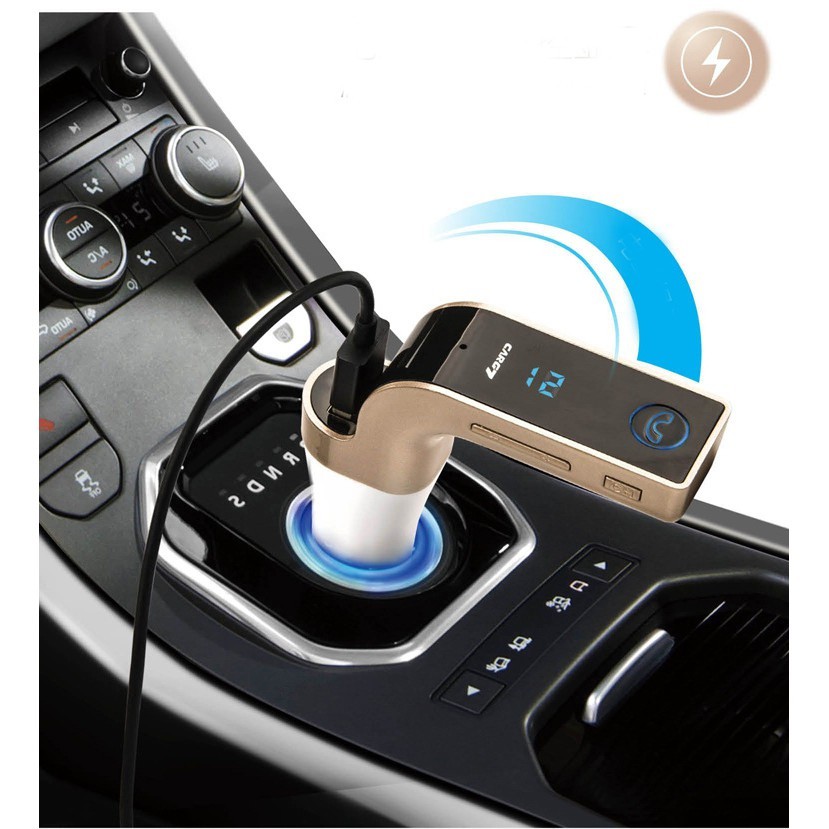 ⚡️HÀNG CHÍNH HÃNG⚡️Tẩu Car G7 Sạc, nghe nhạc Bluetooth trên ô tô Kết nối Tẩu G7 Bằng Sóng FM Trên xe ô Tô