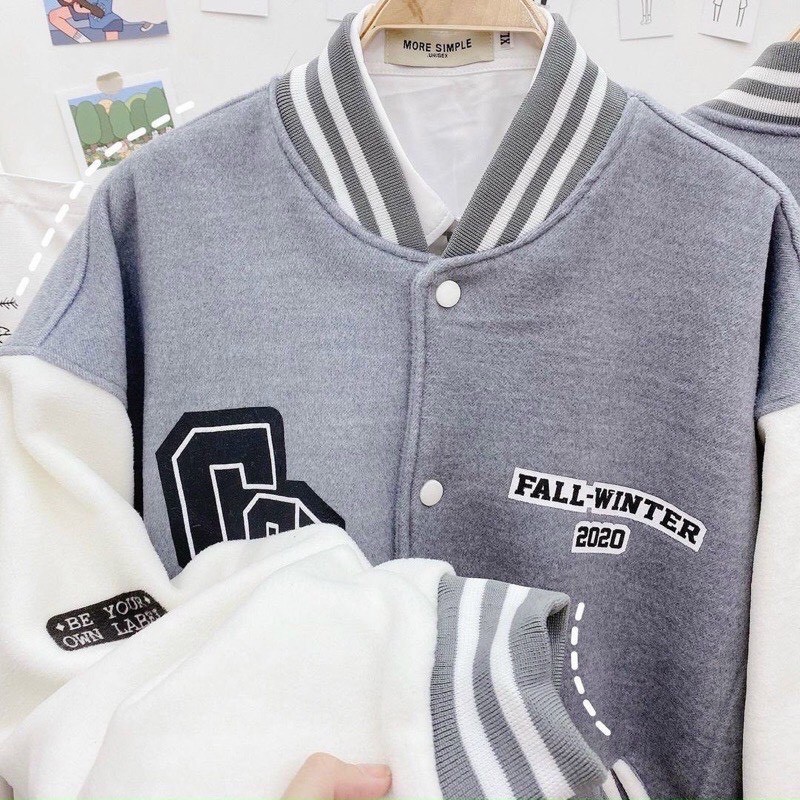 Áo Khoác BOMBER CS Tay Dài Form Rộng Ulzzang KUN❤️/Nam nữ unisex | BigBuy360 - bigbuy360.vn