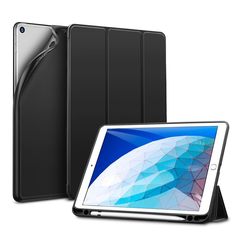 Bao da iPad Air 10.5 2019 ESR Rebound Pencil Slim Smart Case (Có khe cắm bút Apple Pencil).
