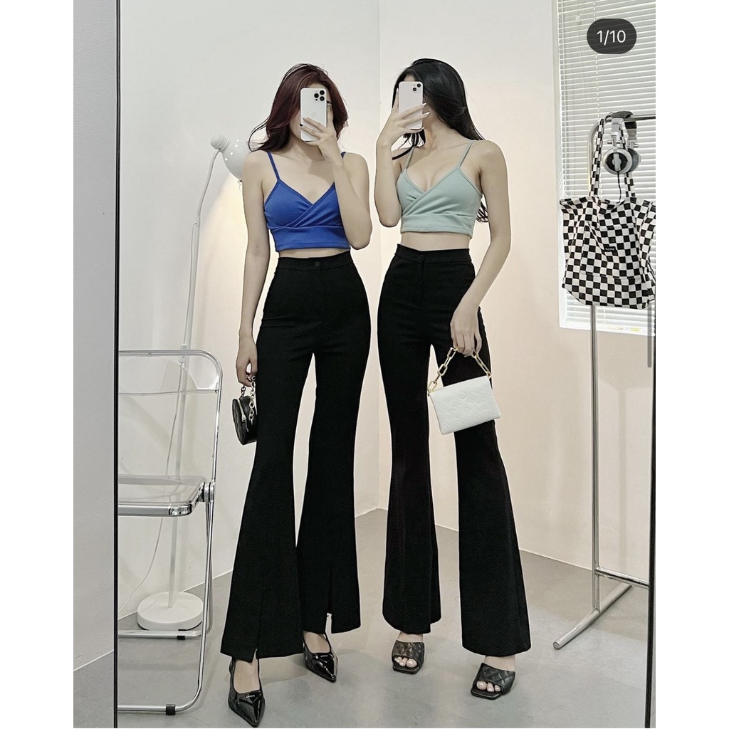 Quần loe xẻ tà
