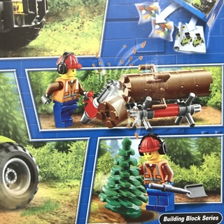 Lego Xe Cẩu Gỗ - Lepin 02092
