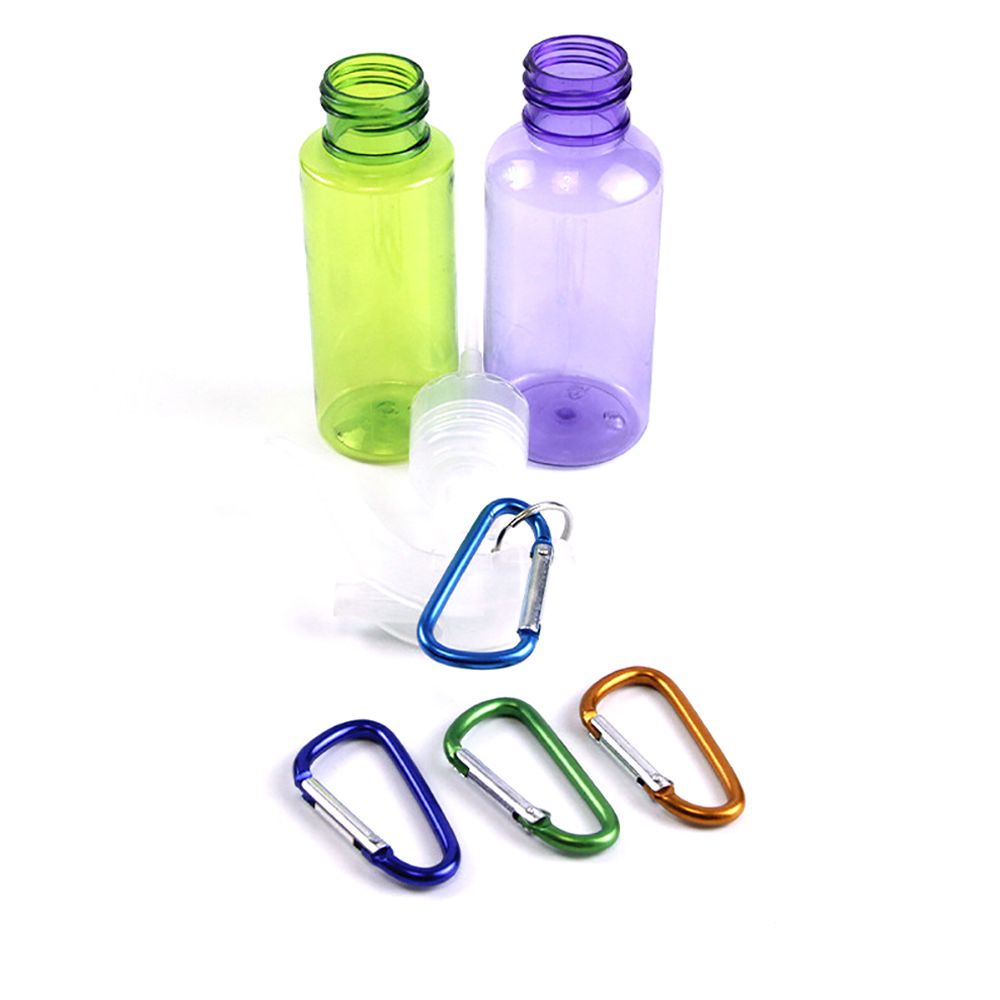 Chai xịt nước hoa/ gel tắm/ nước rửa tay nhiều màu 60ml có móc khóa nhỏ gọn cho nữ
