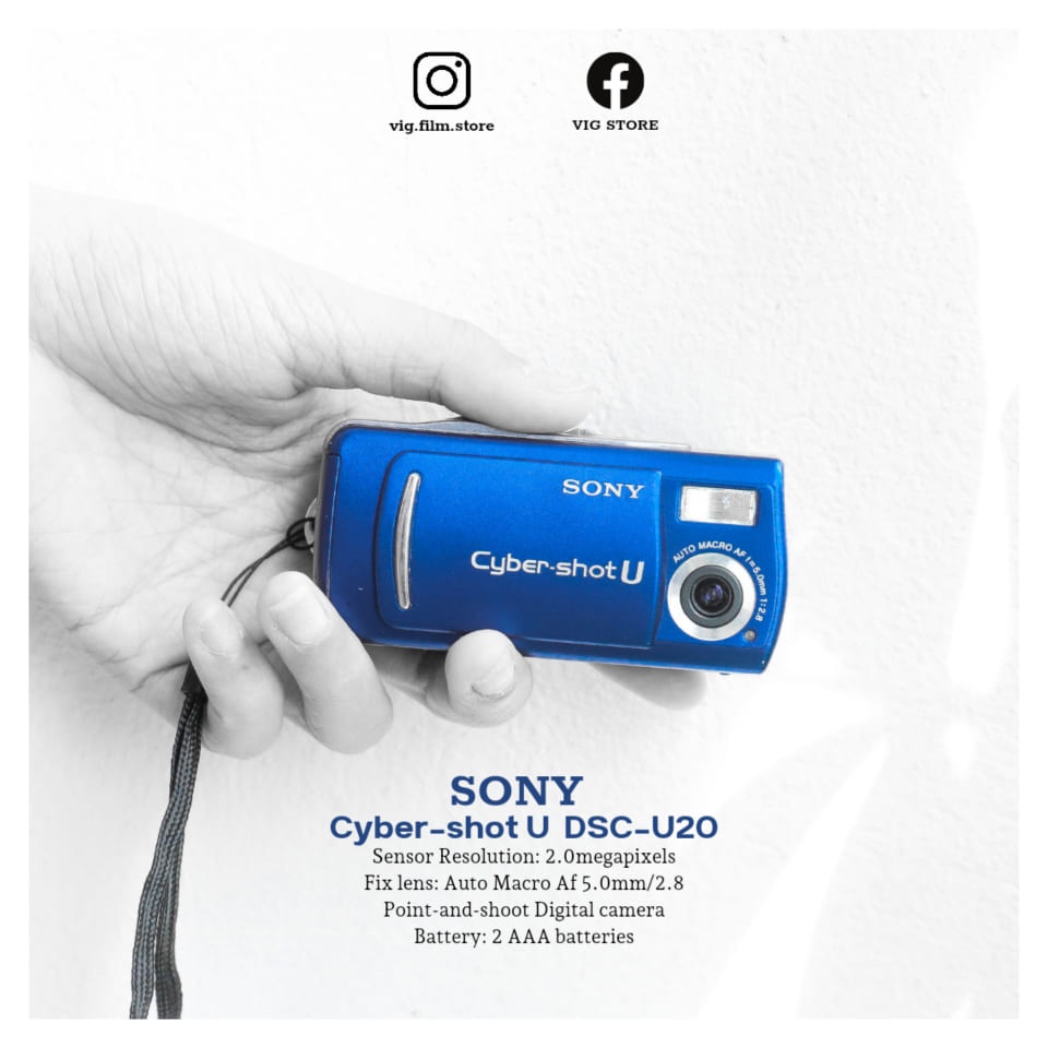 Máy ảnh kỹ thuật số SONY CYBER SHOT U DSC U-20