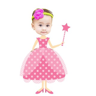 Chibi bé gái [Phụ kiện trang trí sinh nhật]