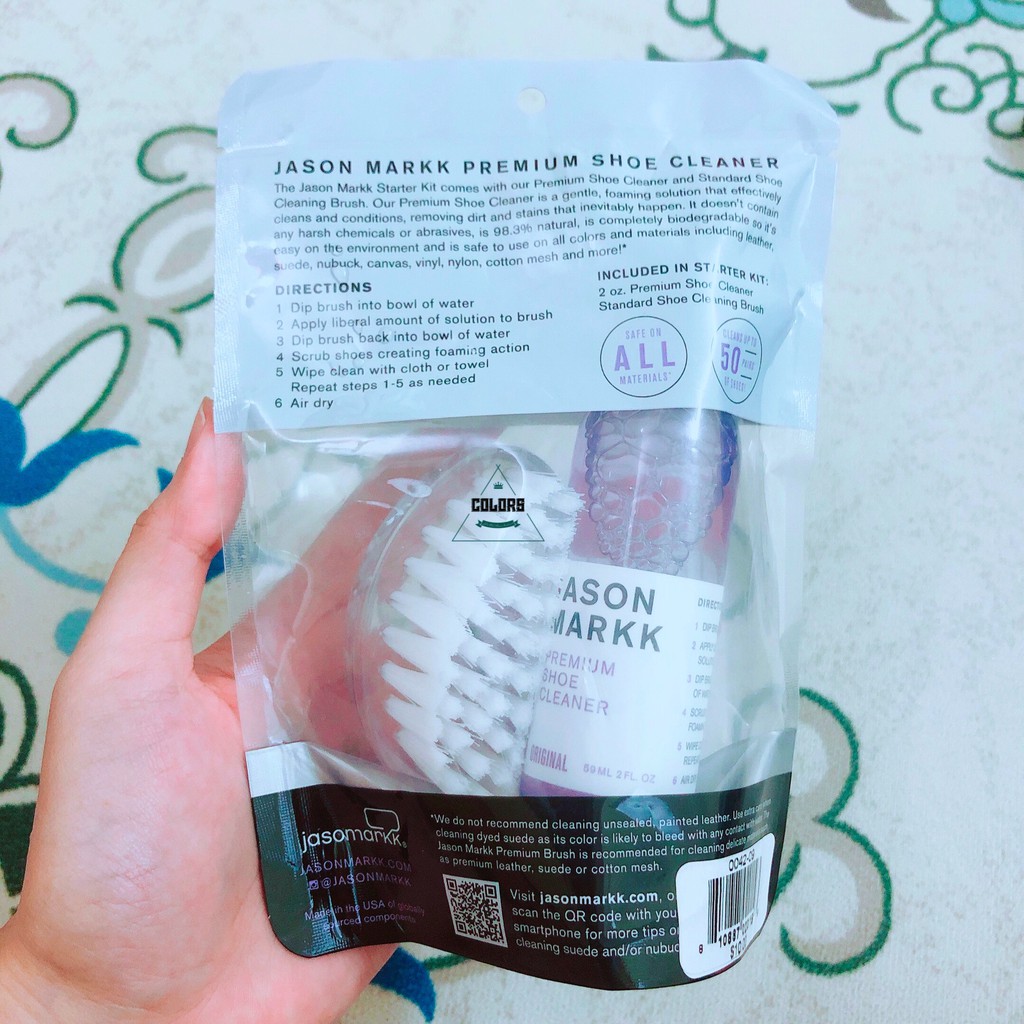 Combo vệ sinh thần thánh Jason Markk- Hình thật SP