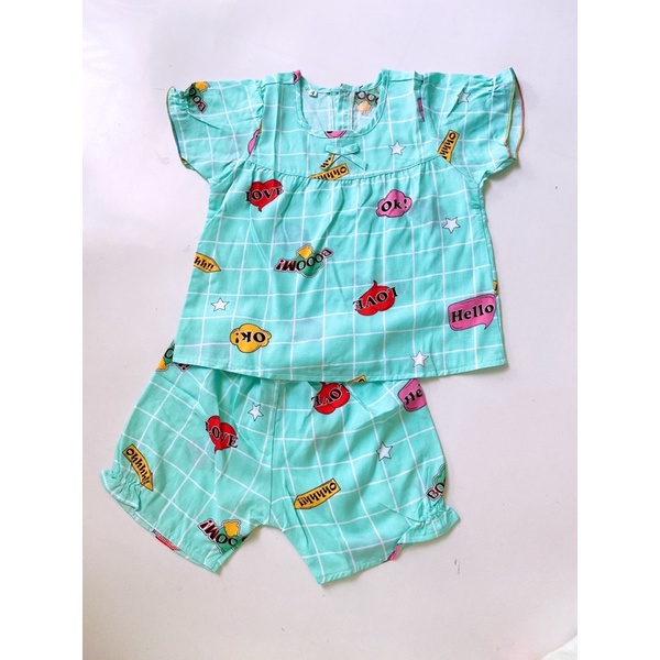 BỘ TOLE ĐÙI BÉ GÁI SIZE  9-26kg