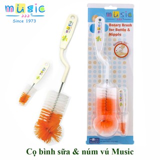 CỌ BÌNH SỮA VÀ NÚM TY MUSIC KHÁNG KHUẨN