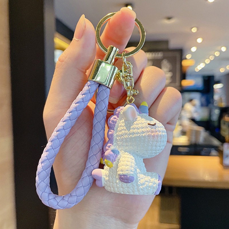 Móc Chìa Khóa Hình Kỳ Lân Hoạt Hình Sáng Tạo Dễ Thương