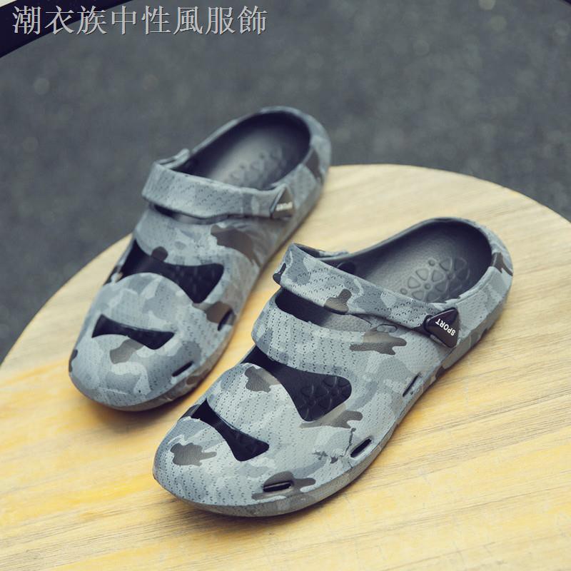 Giày Sandal Đi Biển Đục Lỗ Thời Trang Dành Cho Nam Giới