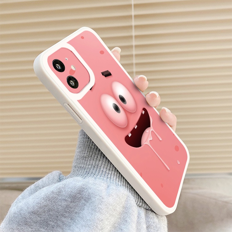 Ốp lưng iphone hình Sao biển ngộ nghĩnh cạnh vuông viền màu camera 7plus/8plus/x/xs/xsmax/11/12/13/14/pro/promax