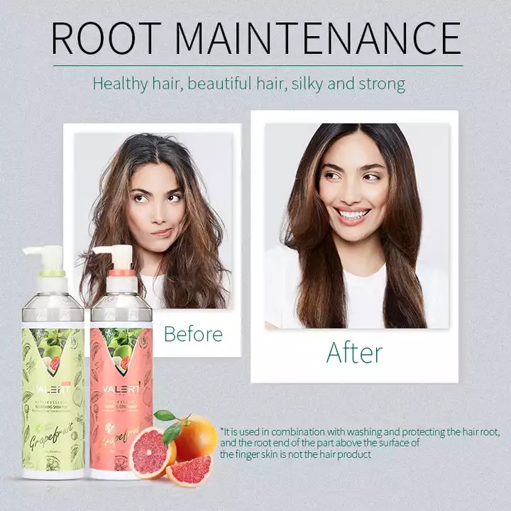 Bộ sản phẩm dầu gội xả, kem ủ tóc phục hồi chống rụng bưởi VALERT GRAPEFRUIT 15ml